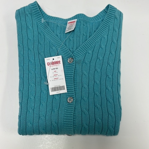Gymboree girls short sleeve sweater with beautiful buttons! - Picture 3 of 3